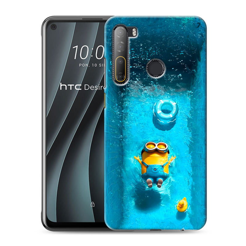 Силиконовый чехол на HTC Desire 20 Pro с принтом Миньоны Силиконовый чехол на HTC Desire 20 Pro с принтом Миньоны