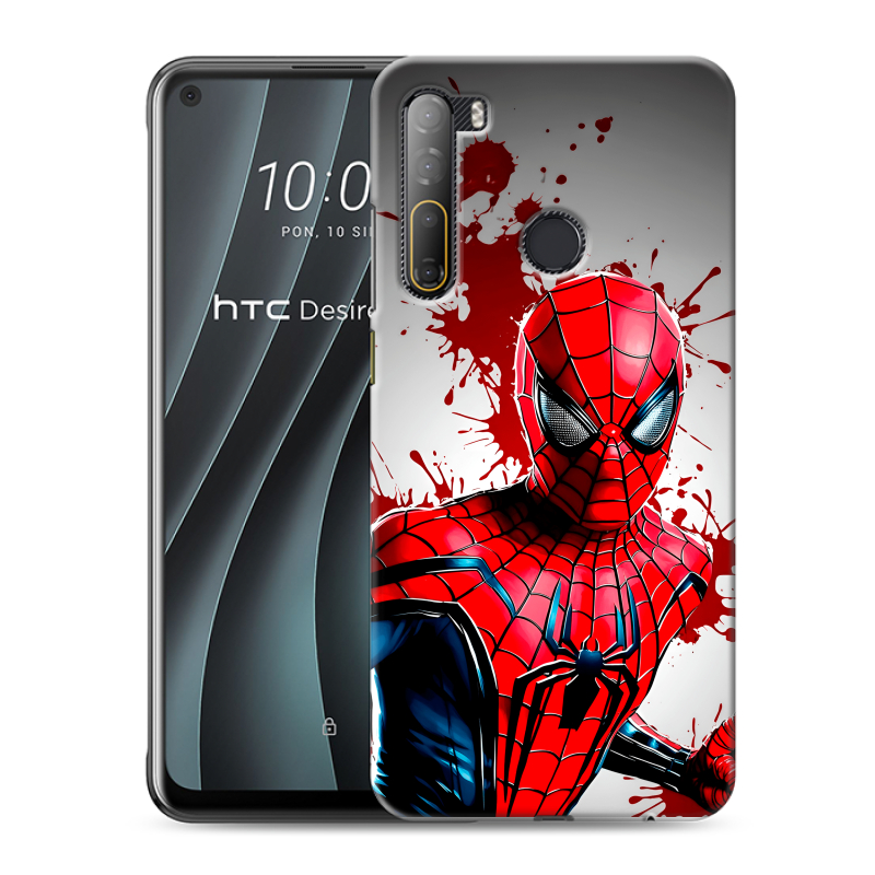 Силиконовый чехол на HTC Desire 20 Pro с принтом Spiderman Человек паук Силиконовый чехол на HTC Desire 20 Pro с принтом Spiderman Человек паук