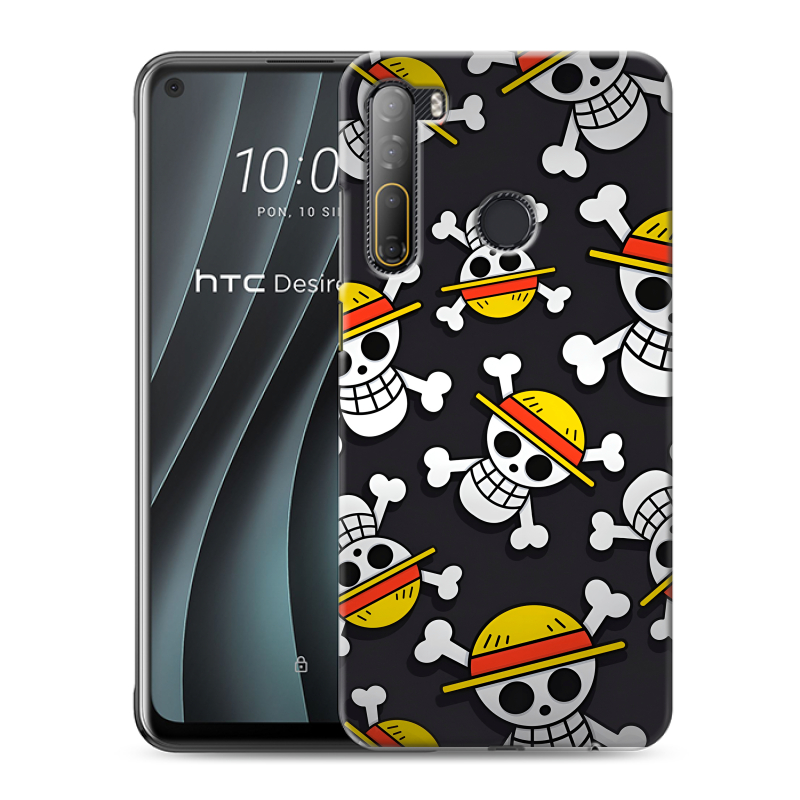 Силиконовый противоударный чехол на HTC Desire 20 Pro с принтом One Piece Ван Пис Силиконовый противоударный чехол на HTC Desire 20 Pro с принтом One Piece Ван Пис
