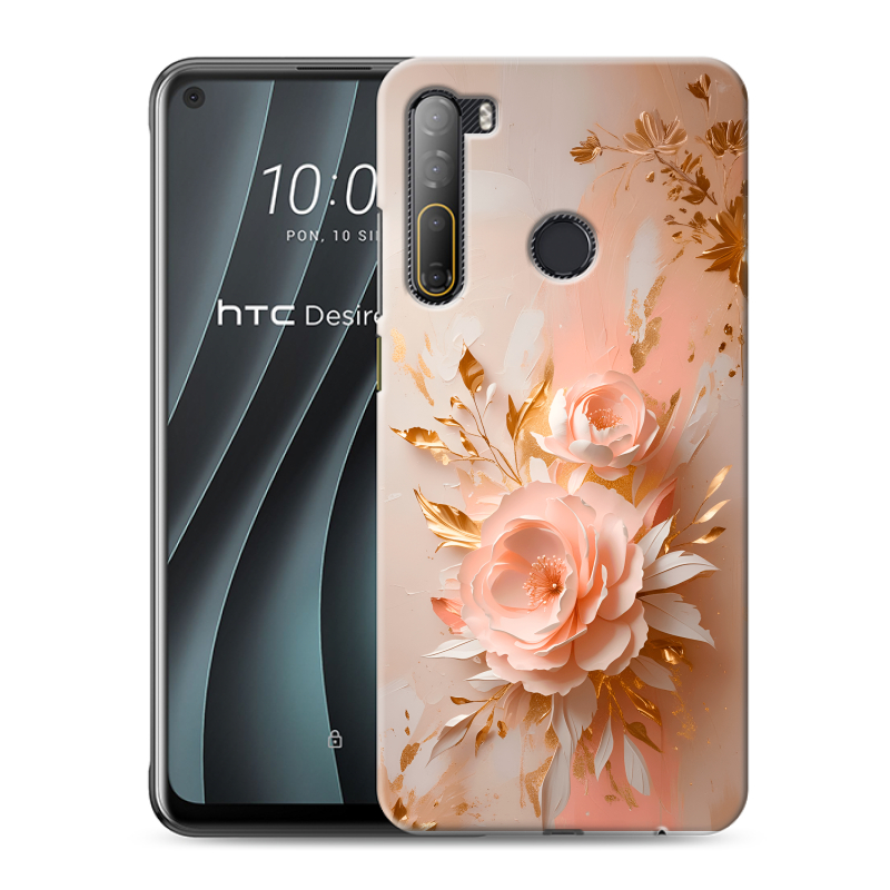 Силиконовый противоударный чехол на HTC Desire 20 Pro с принтом женский Силиконовый противоударный чехол на HTC Desire 20 Pro с принтом женский