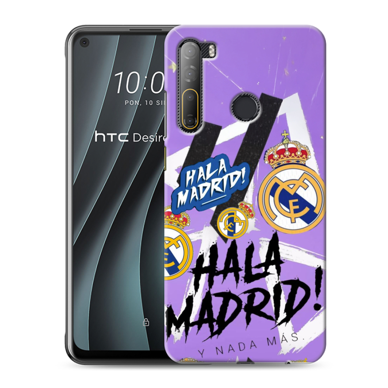 Силиконовый противоударный чехол на HTC Desire 20 Pro с принтом Real Madrid Реал Мадрид Силиконовый противоударный чехол на HTC Desire 20 Pro с принтом Real Madrid Реал Мадрид