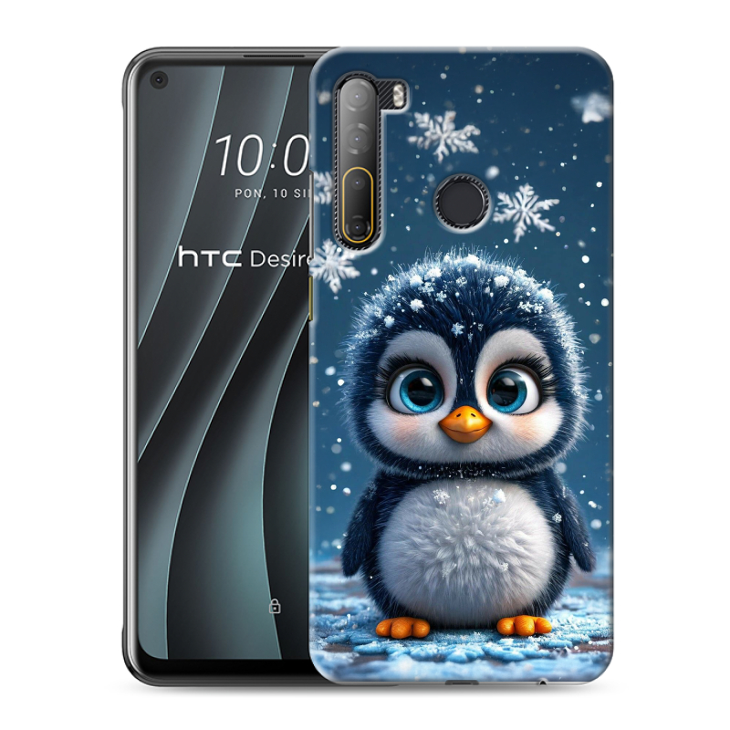 Силиконовый противоударный чехол на HTC Desire 20 Pro с принтом Новый год Силиконовый противоударный чехол на HTC Desire 20 Pro с принтом Новый год