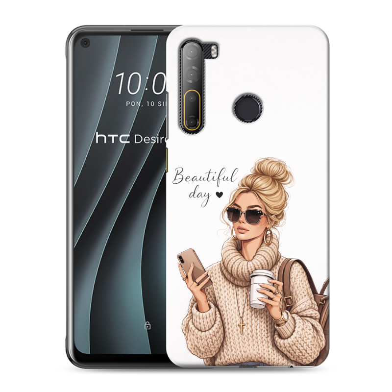 Силиконовый чехол на HTC Desire 20 Pro с принтом женский Силиконовый чехол на HTC Desire 20 Pro с принтом женский