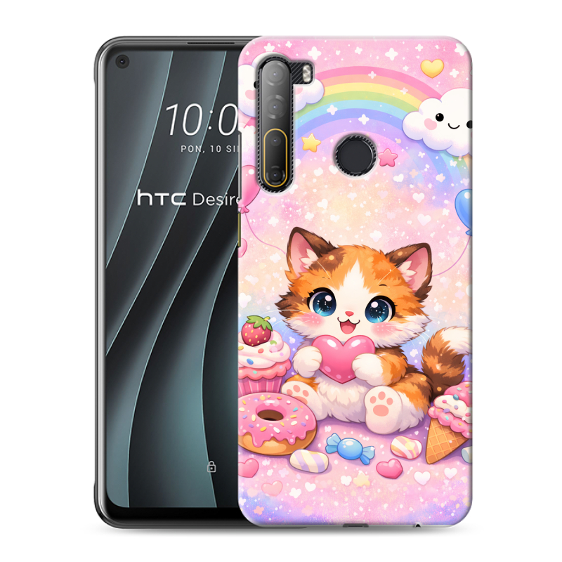 Силиконовый чехол на HTC Desire 20 Pro с принтом для девочек Силиконовый чехол на HTC Desire 20 Pro с принтом для девочек