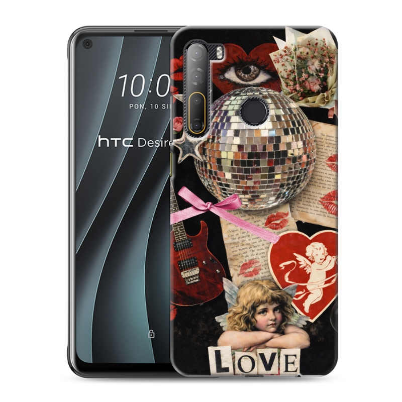 Силиконовый чехол на HTC Desire 20 Pro с принтом для девочек Силиконовый чехол на HTC Desire 20 Pro с принтом для девочек