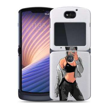 Пластиковый чехол на Motorola Razr 5G с принтом Женские принты Пластиковый чехол на Motorola Razr 5G с принтом Женские принты