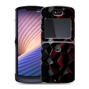 Пластиковый чехол на Motorola Razr 5G с принтом Абстракция Пластиковый чехол на Motorola Razr 5G с принтом Абстракция