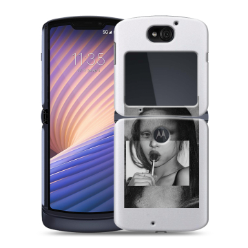 Пластиковый чехол на Motorola Razr 5G с принтом Мона Лиза Пластиковый чехол на Motorola Razr 5G с принтом Мона Лиза