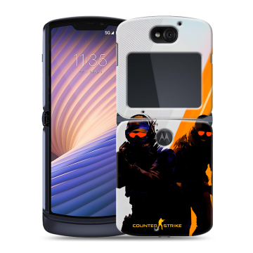 Пластиковый чехол на Motorola Razr 5G с принтом Контер страйк Counter strike Пластиковый чехол на Motorola Razr 5G с принтом Контер страйк Counter strike