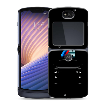 Пластиковый чехол на Motorola Razr 5G с принтом БМВ BMW