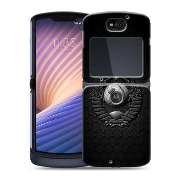Пластиковый чехол на Motorola Razr 5G с принтом Герб Флаг СССР Пластиковый чехол на Motorola Razr 5G с принтом Герб Флаг СССР