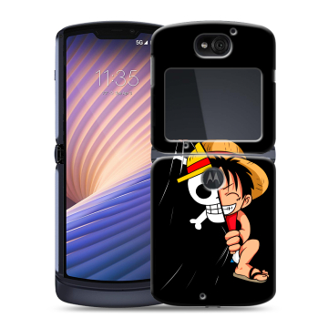 Пластиковый чехол на Motorola Razr 5G с принтом One Piece Ван Пис