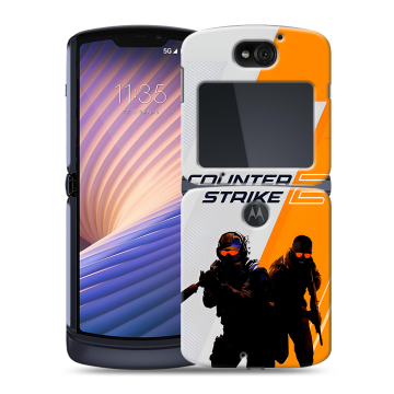 Пластиковый чехол на Motorola Razr 5G с принтом Counter Strike Пластиковый чехол на Motorola Razr 5G с принтом Counter Strike