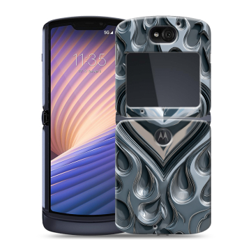 Пластиковый чехол на Motorola Razr 5G с принтом Y2K Пластиковый чехол на Motorola Razr 5G с принтом Y2K