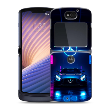 Пластиковый чехол на Motorola Razr 5G с принтом Mercedes Мерседес Пластиковый чехол на Motorola Razr 5G с принтом Mercedes Мерседес