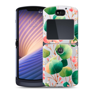Пластиковый чехол на Motorola Razr 5G с принтом женский