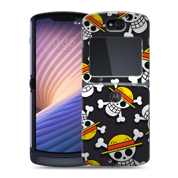 Пластиковый чехол на Motorola Razr 5G с принтом One Piece Ван Пис