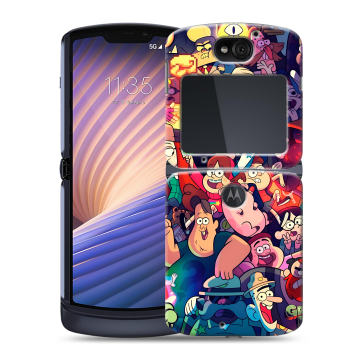 Пластиковый чехол на Motorola Razr 5G с принтом Gravity Falls Гравити Фолз Пластиковый чехол на Motorola Razr 5G с принтом Gravity Falls Гравити Фолз