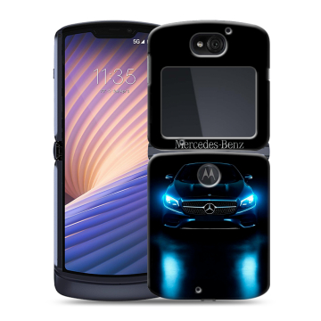 Пластиковый чехол на Motorola Razr 5G с принтом Mercedes Мерседес Пластиковый чехол на Motorola Razr 5G с принтом Mercedes Мерседес