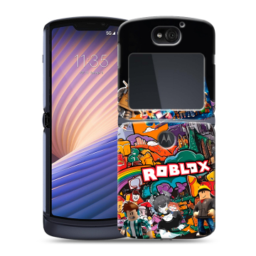 Пластиковый чехол на Motorola Razr 5G с принтом Roblox Роблокс Пластиковый чехол на Motorola Razr 5G с принтом Roblox Роблокс