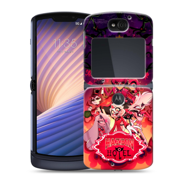 Пластиковый чехол на Motorola Razr 5G с принтом Hazbin Hotel Отель Хазбин Пластиковый чехол на Motorola Razr 5G с принтом Hazbin Hotel Отель Хазбин