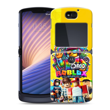 Пластиковый чехол на Motorola Razr 5G с принтом Roblox Роблокс Пластиковый чехол на Motorola Razr 5G с принтом Roblox Роблокс