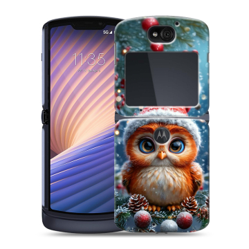 Пластиковый чехол на Motorola Razr 5G с принтом Новый год Пластиковый чехол на Motorola Razr 5G с принтом Новый год