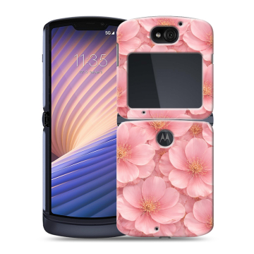 Пластиковый чехол на Motorola Razr 5G с принтом женский