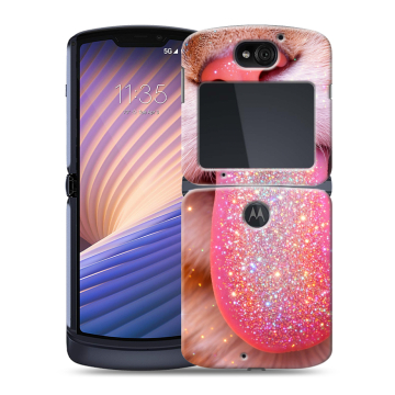 Пластиковый чехол на Motorola Razr 5G с принтом для девочек Пластиковый чехол на Motorola Razr 5G с принтом для девочек