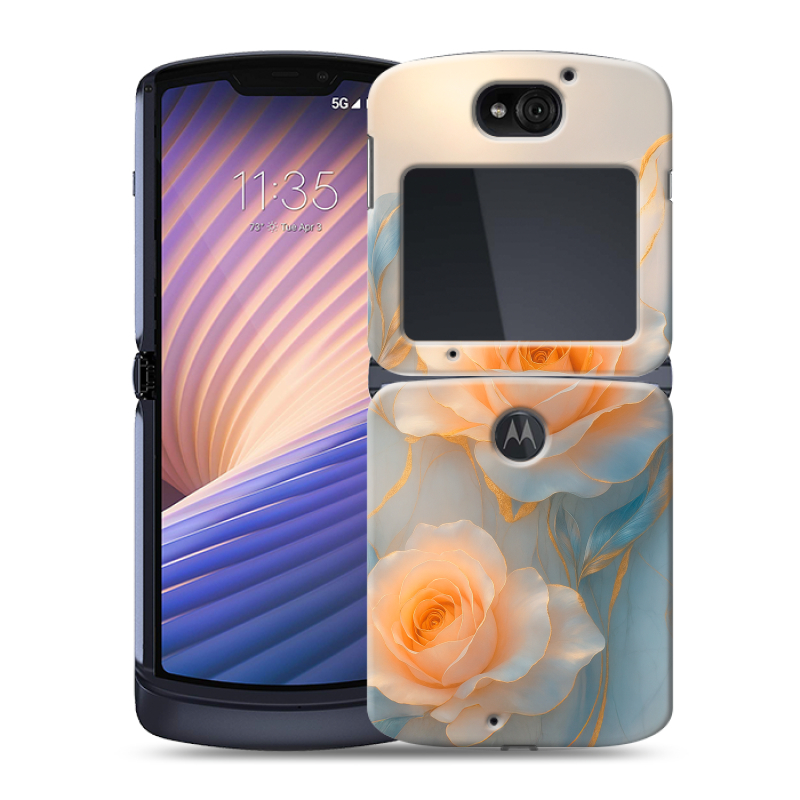 Пластиковый чехол на Motorola Razr 5G с принтом Женский Пластиковый чехол на Motorola Razr 5G с принтом Женский