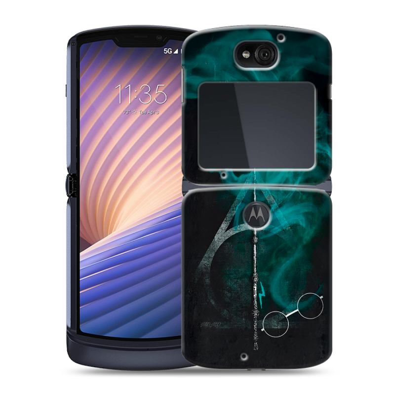 Пластиковый чехол на Motorola Razr 5G с принтом Гарри Поттер Harry Potter Пластиковый чехол на Motorola Razr 5G с принтом Гарри Поттер Harry Potter