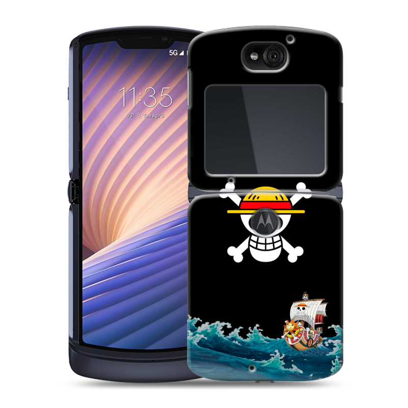 Пластиковый чехол на Motorola Razr 5G с принтом One Piece Ван Пис Пластиковый чехол на Motorola Razr 5G с принтом One Piece Ван Пис
