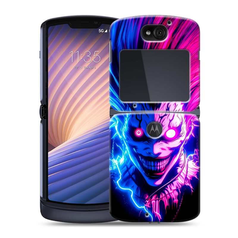 Пластиковый чехол на Motorola Razr 5G с принтом Death note Тетрадь смерти Пластиковый чехол на Motorola Razr 5G с принтом Death note Тетрадь смерти