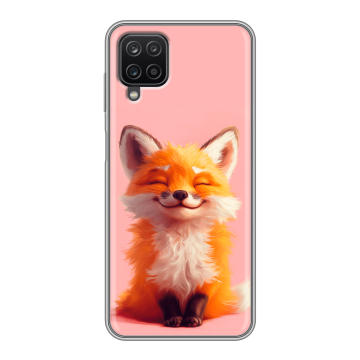 Силиконовый чехол на Samsung Galaxy A12 с принтом милая лиса