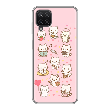 Силиконовый чехол на Samsung Galaxy A12 с принтом Hello Kitty Хелоу Кити Силиконовый чехол на Samsung Galaxy A12 с принтом Hello Kitty Хелоу Кити