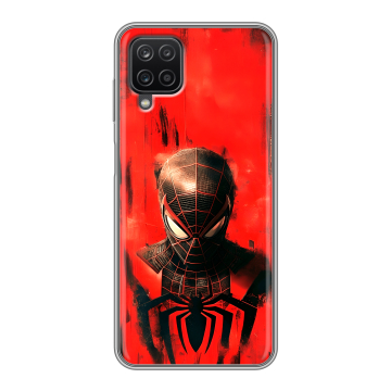 Силиконовый чехол на Samsung Galaxy A12 с принтом человек паук spiderman Силиконовый чехол на Samsung Galaxy A12 с принтом человек паук spiderman