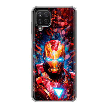Силиконовый чехол на Samsung Galaxy A12 с принтом Железный человек Ironman Силиконовый чехол на Samsung Galaxy A12 с принтом Железный человек Ironman