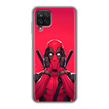Силиконовый чехол на Samsung Galaxy A12 с принтом Дедпул Deadpool Силиконовый чехол на Samsung Galaxy A12 с принтом Дедпул Deadpool
