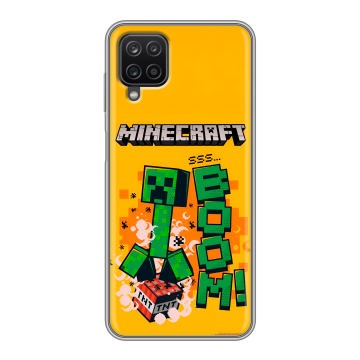 Силиконовый чехол на Samsung Galaxy A12 с принтом Майнкрафт Minecraft Силиконовый чехол на Samsung Galaxy A12 с принтом Майнкрафт Minecraft