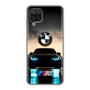 Силиконовый чехол на Samsung Galaxy A12 с принтом БМВ BMW Силиконовый чехол на Samsung Galaxy A12 с принтом БМВ BMW