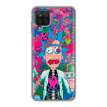 Силиконовый чехол на Samsung Galaxy A12 с принтом Рик и Морти Rick Morty Силиконовый чехол на Samsung Galaxy A12 с принтом Рик и Морти Rick Morty