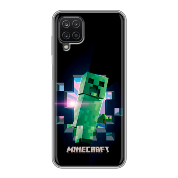 Силиконовый чехол на Samsung Galaxy A12 с принтом Майнкрафт Minecraft Силиконовый чехол на Samsung Galaxy A12 с принтом Майнкрафт Minecraft