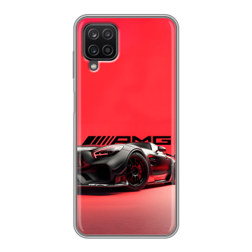 Силиконовый чехол на Samsung Galaxy A12 с принтом Мерседес Mercedes AMG Силиконовый чехол на Samsung Galaxy A12 с принтом Мерседес Mercedes AMG