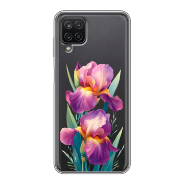 Силиконовый чехол на Samsung Galaxy A12 с принтом Цветы орхидеи Силиконовый чехол на Samsung Galaxy A12 с принтом Цветы орхидеи