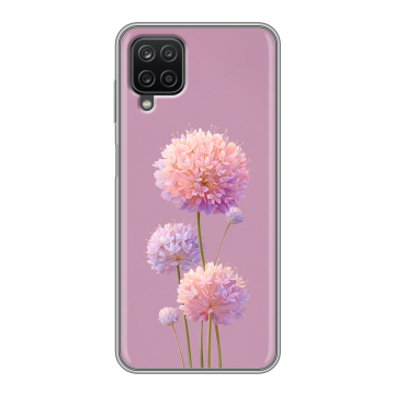 Силиконовый чехол на Samsung Galaxy A12 с принтом Цветы Силиконовый чехол на Samsung Galaxy A12 с принтом Цветы