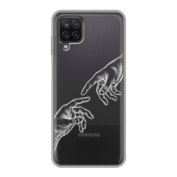 Силиконовый чехол на Samsung Galaxy A12 с принтом Сотворение мира Силиконовый чехол на Samsung Galaxy A12 с принтом Сотворение мира