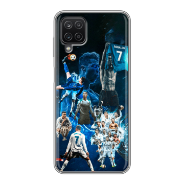 Силиконовый чехол на Samsung Galaxy A12 с принтом Реал Роналдо Силиконовый чехол на Samsung Galaxy A12 с принтом Реал Роналдо
