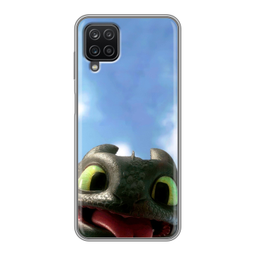 Силиконовый чехол на Samsung Galaxy A12 с принтом Как приручить дракона Силиконовый чехол на Samsung Galaxy A12 с принтом Как приручить дракона