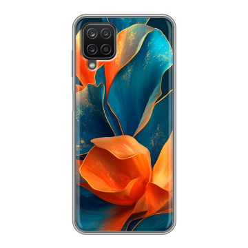 Силиконовый чехол на Samsung Galaxy A12 с принтом Цветы Силиконовый чехол на Samsung Galaxy A12 с принтом Цветы