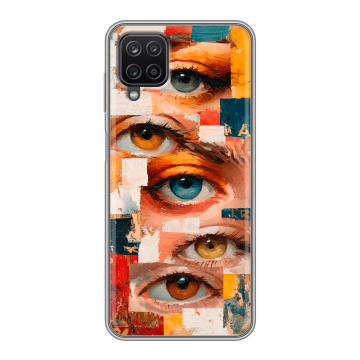 Силиконовый чехол на Samsung Galaxy A12 с принтом Модный принт Силиконовый чехол на Samsung Galaxy A12 с принтом Модный принт